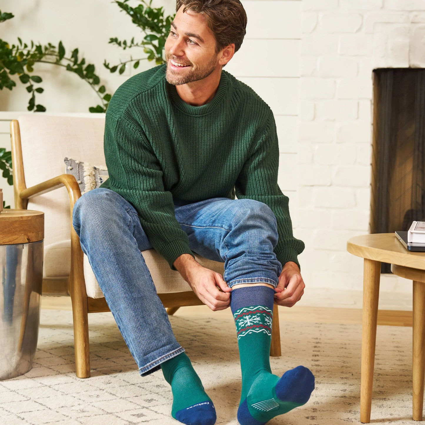 Everyday Men's Max Cushion Crew Evergreen - Final Run