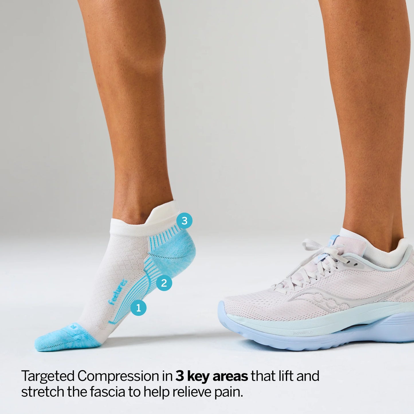 Plantar Fasciitis Relief Sock Light Cushion Tab 3 Pack