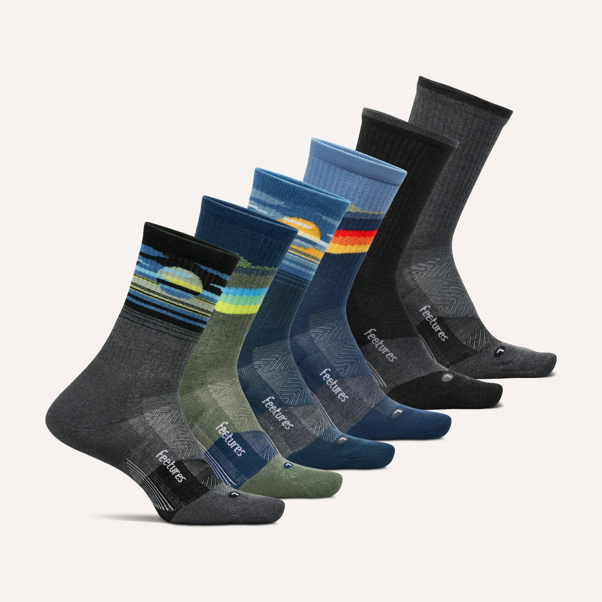 Trail Max Cushion Mini Crew 6 Pack