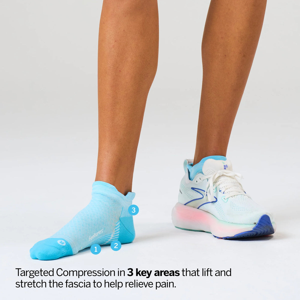 Plantar Fasciitis Relief Sock Light Cushion Tab 6 Pack
