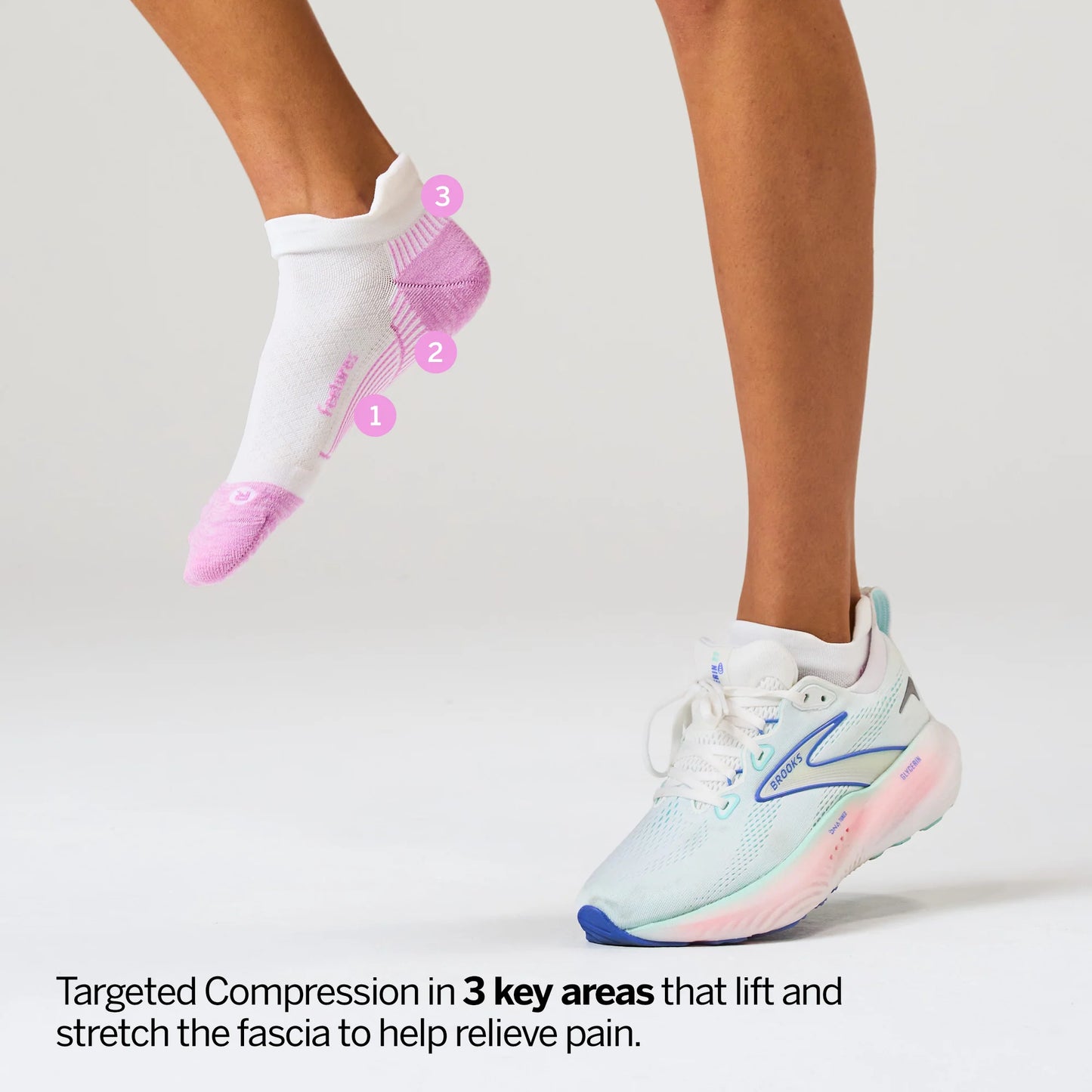 Plantar Fasciitis Relief Sock Light Cushion Tab