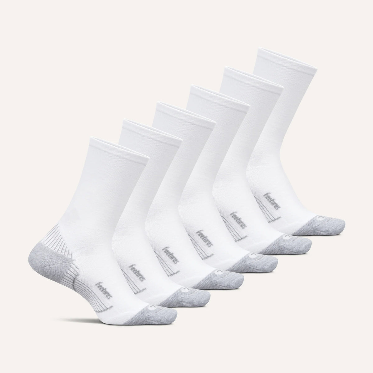 Plantar Fasciitis Relief Sock Light Cushion Mini Crew 6 Pack