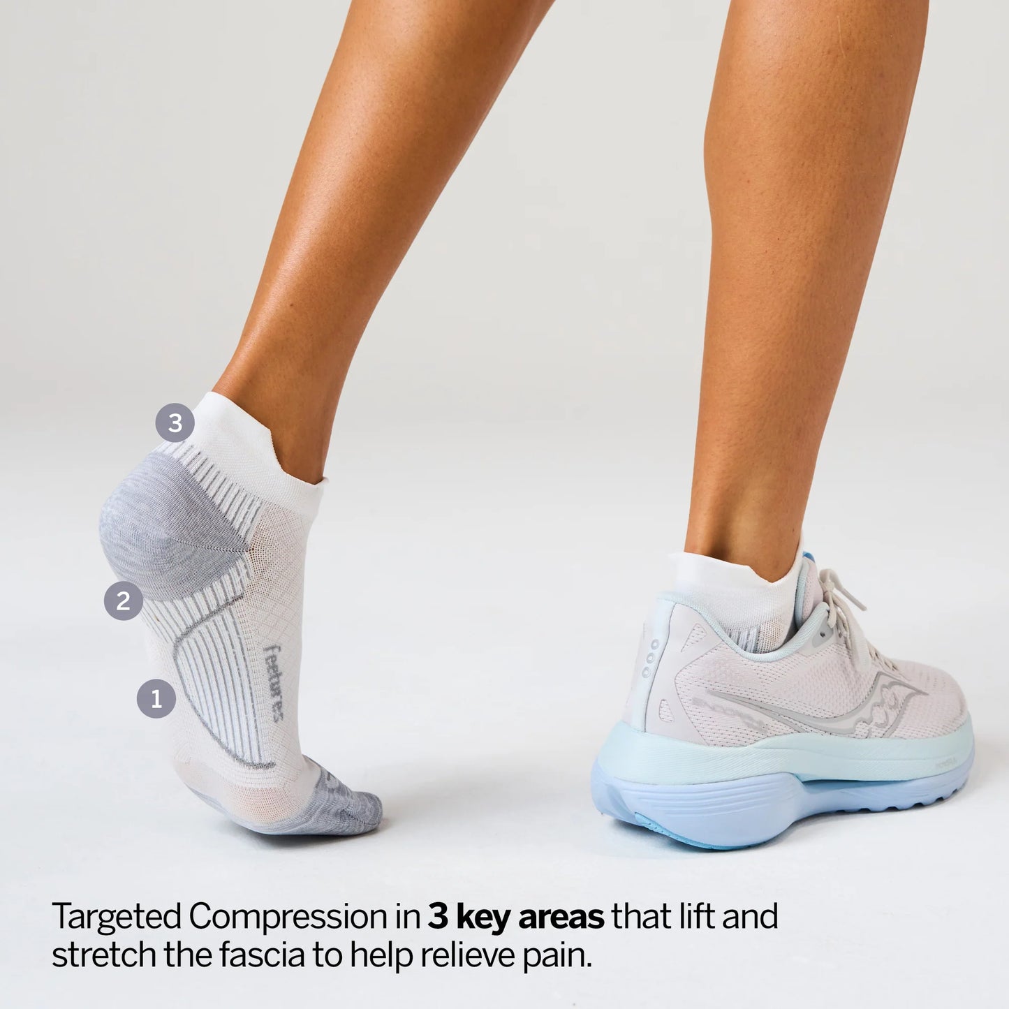 Plantar Fasciitis Relief Sock Ultra Light Tab 3 Pack