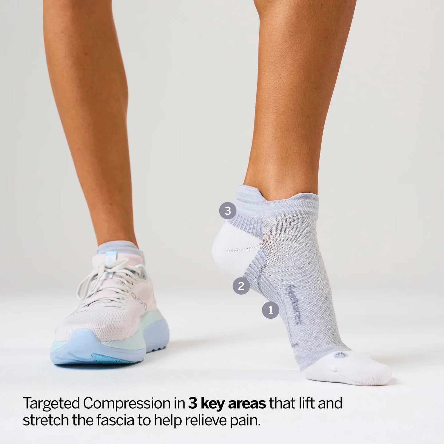 Plantar Fasciitis Relief Sock Light Cushion Tab 6 Pack
