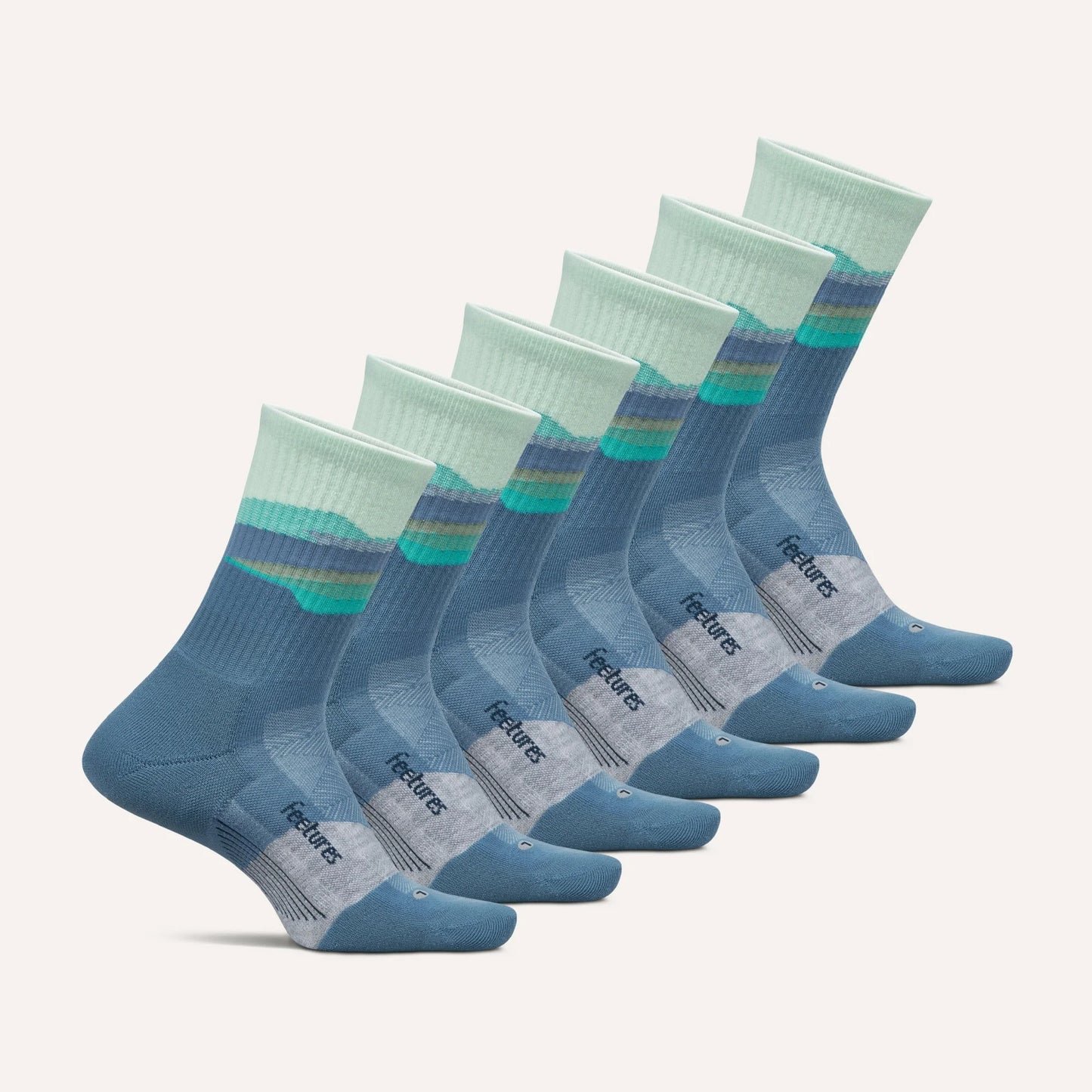 Trail Max Cushion Mini Crew 6 Pack