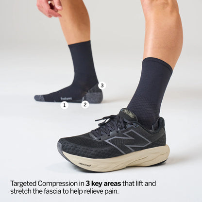Plantar Fasciitis Relief Sock Light Cushion Mini Crew 6 Pack